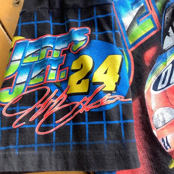 VTG Rare NASCAR #24 Jeff Gordon Jeff’s Jet All Over Print T-Shirt Men’s Large - Picture 11 of 15